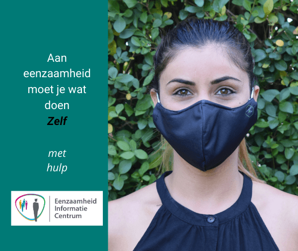 Eenzaam door mondmasker