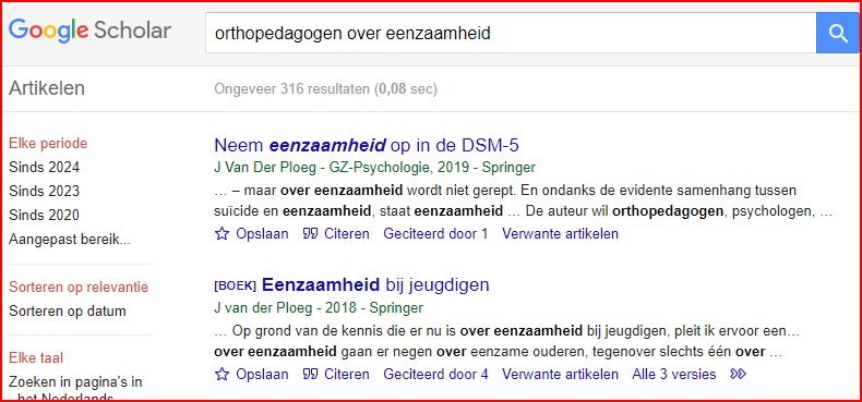 (ortho) pedagogen over eenzaamheid