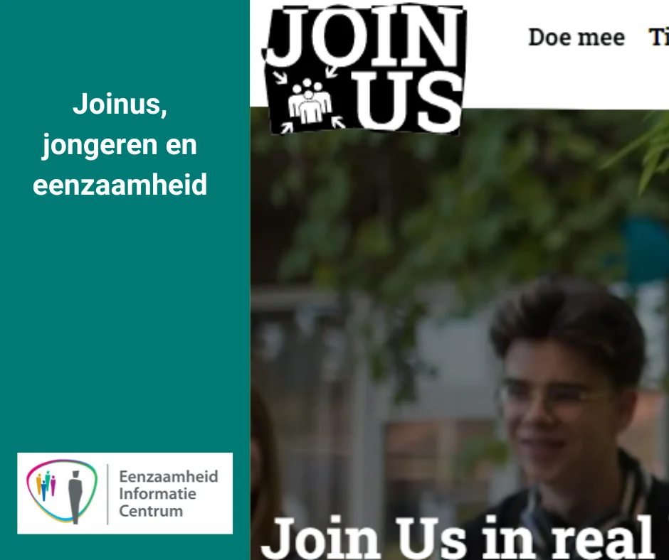 Joinus jongeren en eenzaamheid